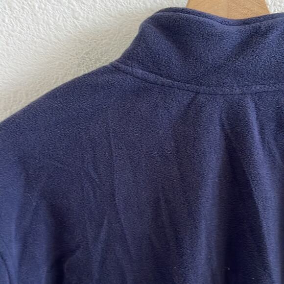 MLB Boston Red Sox Genuine Merchandise Navy Blue Front Zip Fleece Sweatshirt M - Picture 6 of 6